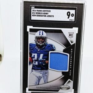 2016 PANINI CERTIFIED #12 DERRICK HENRY SGC 9